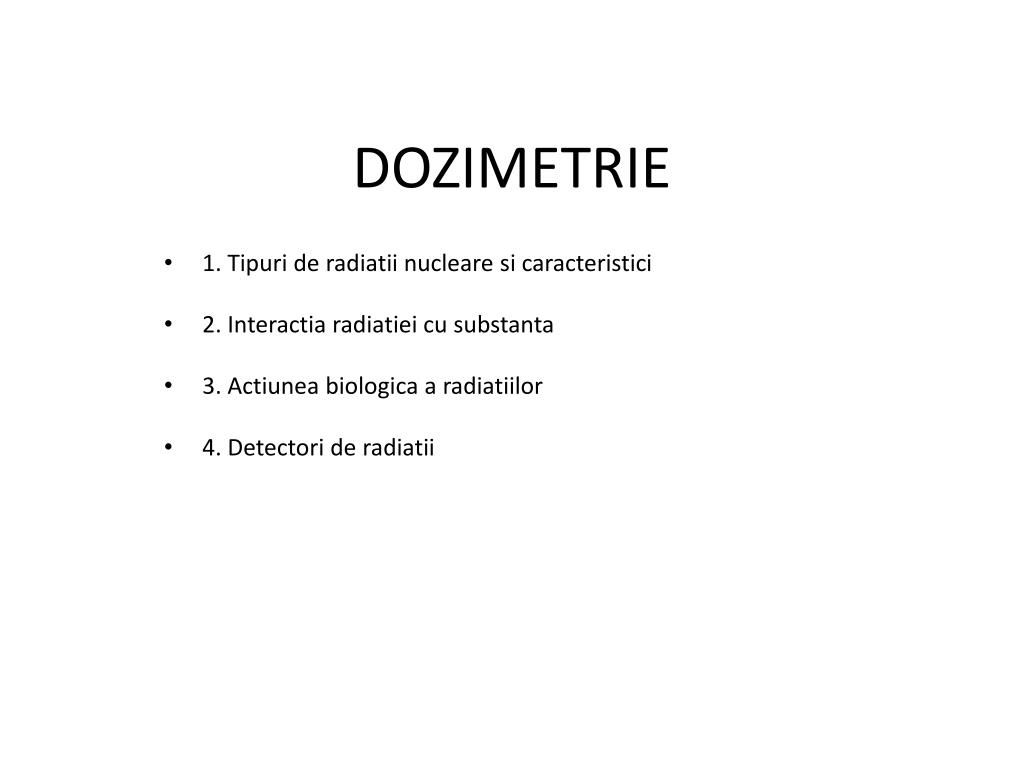 PPT - DOZIMETRIE PowerPoint Presentation, free download - ID:4185803