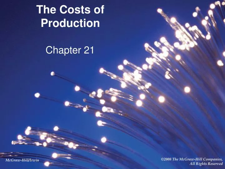 the costs of production n.