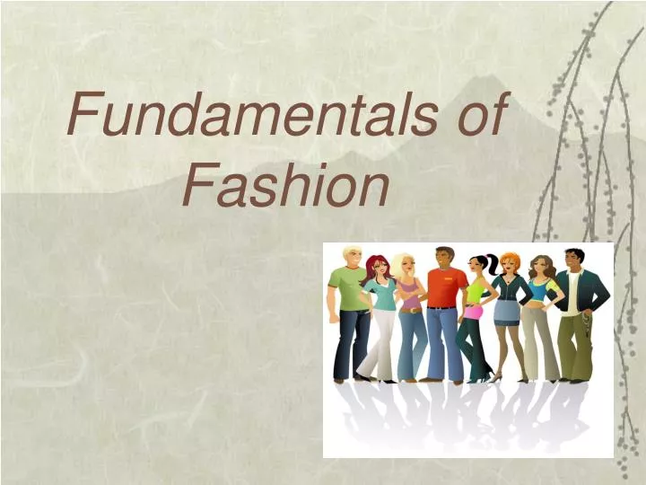 fundamentals of fashion n.