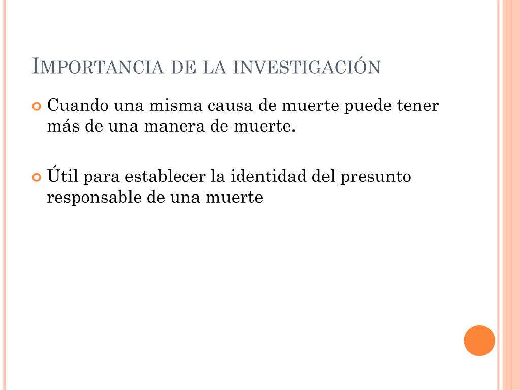 PPT - Como funcionan las investigaciones en el escenario de muerte ...