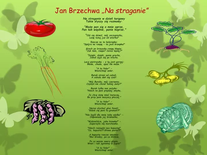 Na Straganie Jan Brzechwa Wiersz