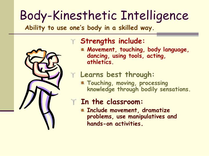 PPT The multiple intelligences PowerPoint Presentation ID4188666