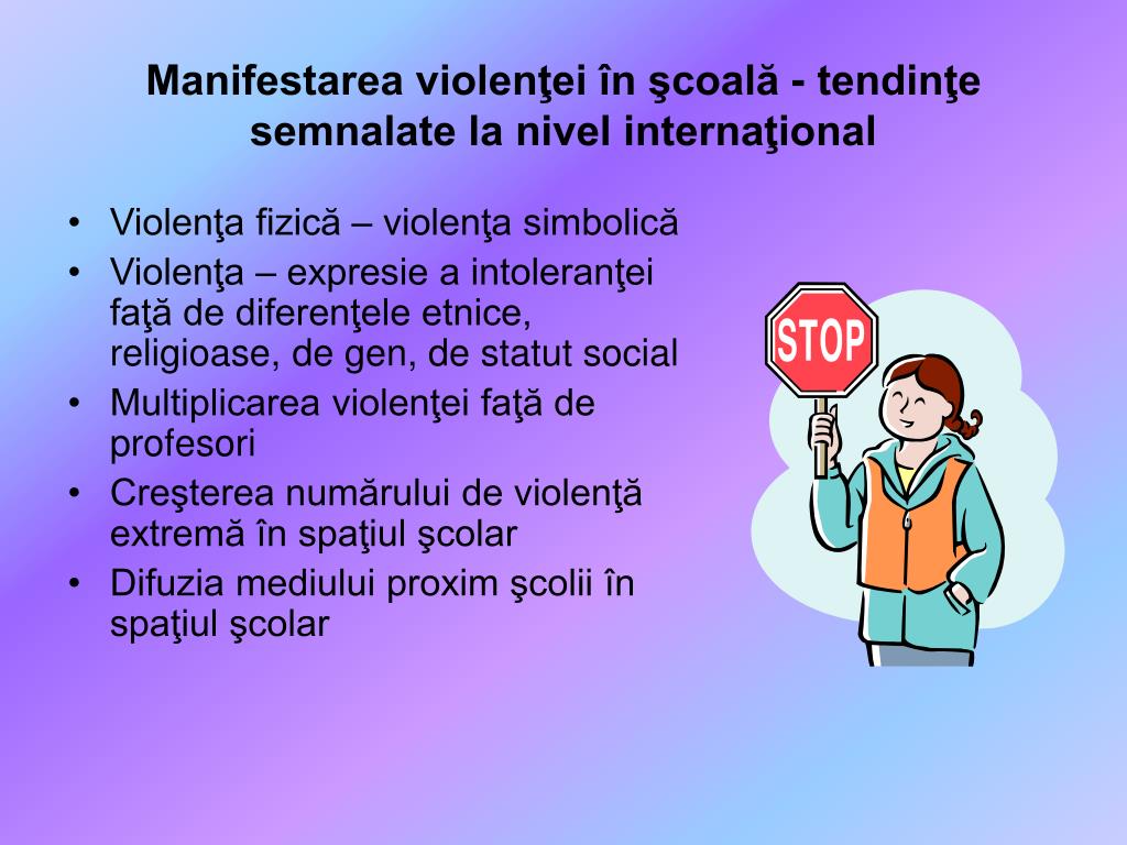 PPT - Violenţa în şcoală. Agresivitate în rândul elevilor PowerPoint  Presentation - ID:4188806