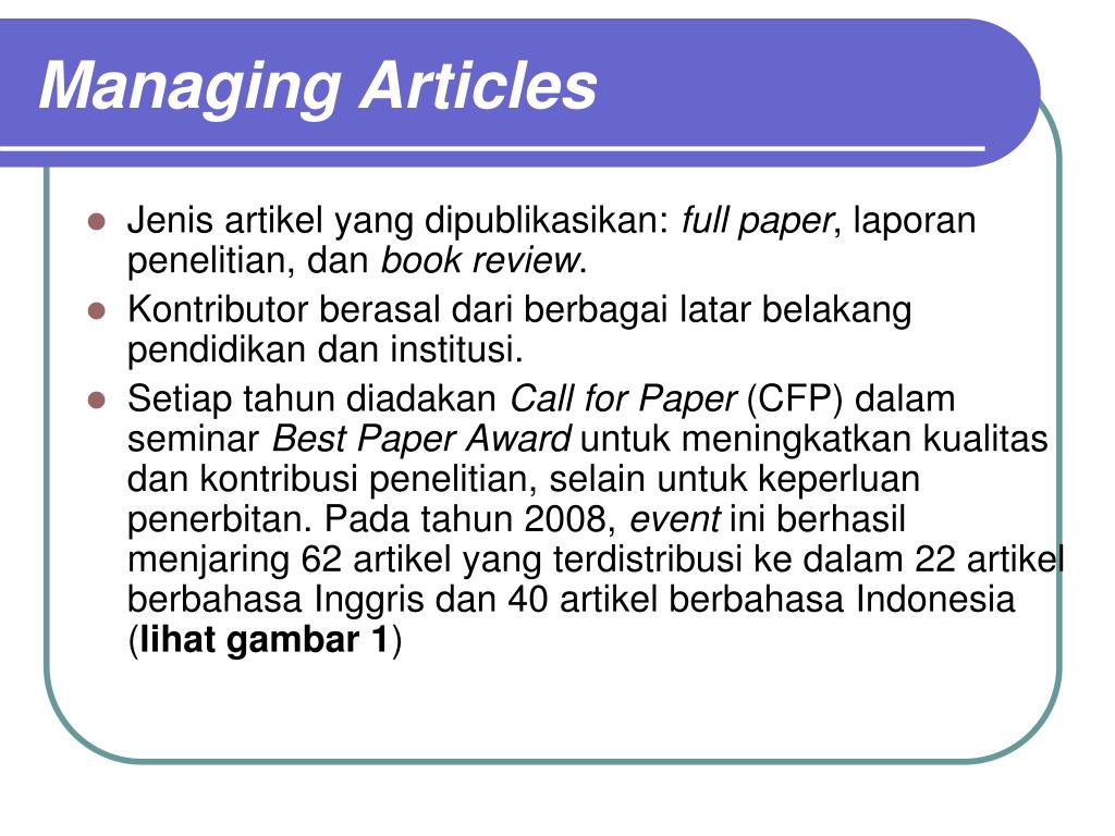 Management articles