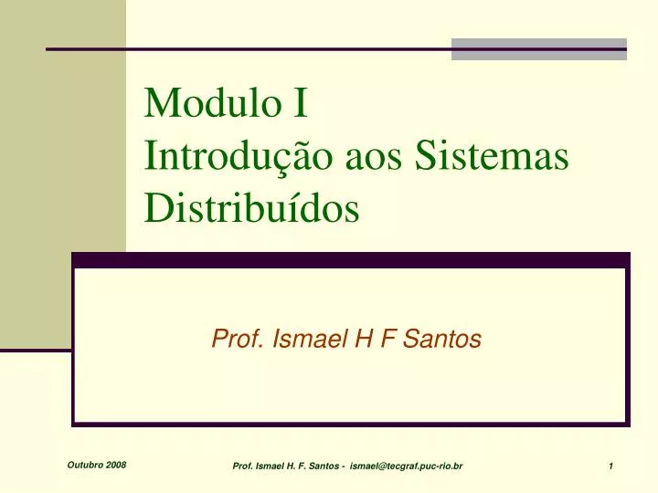 modulo i introdu o aos sistemas distribu dos n.
