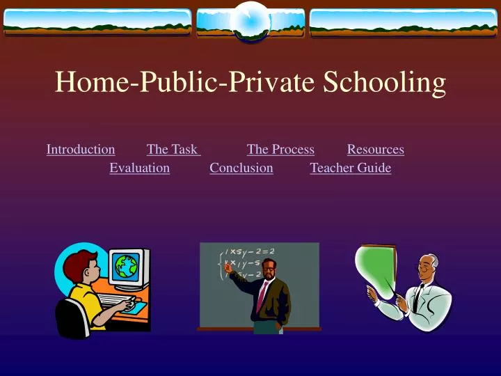home public private schooling n.