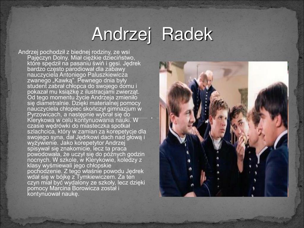 Andrzej Radek Syzyfowe Prace PPT - Syzyfowe prace PowerPoint Presentation, free download - ID:4190571