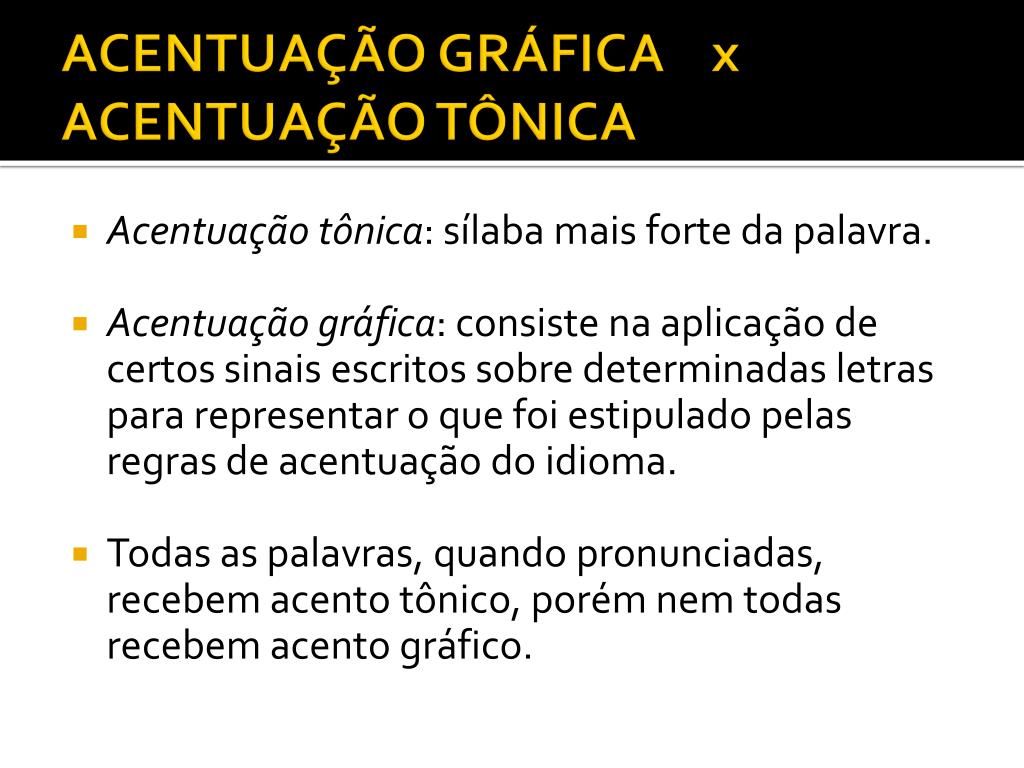 Acentuação