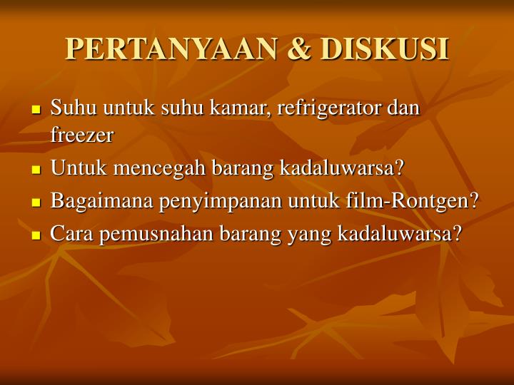 PPT - PENYIMPANAN OBAT DI RUMAH SAKIT PowerPoint 