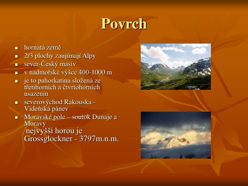 PPT - Rakousko PowerPoint Presentation, free download - ID:4193274