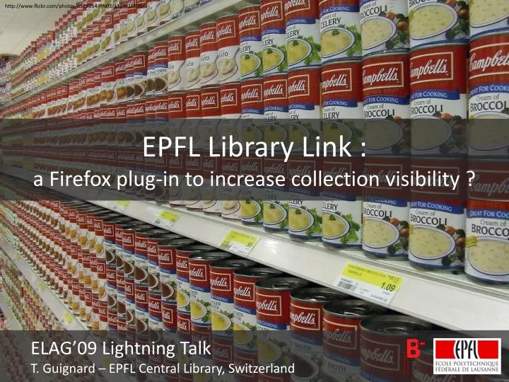 epfl library link a firefox plug in to increase collection visibility n.