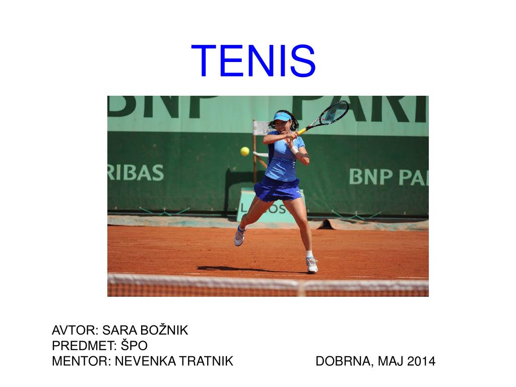 PPT - TENIS PowerPoint Presentation, free download - ID:4193912