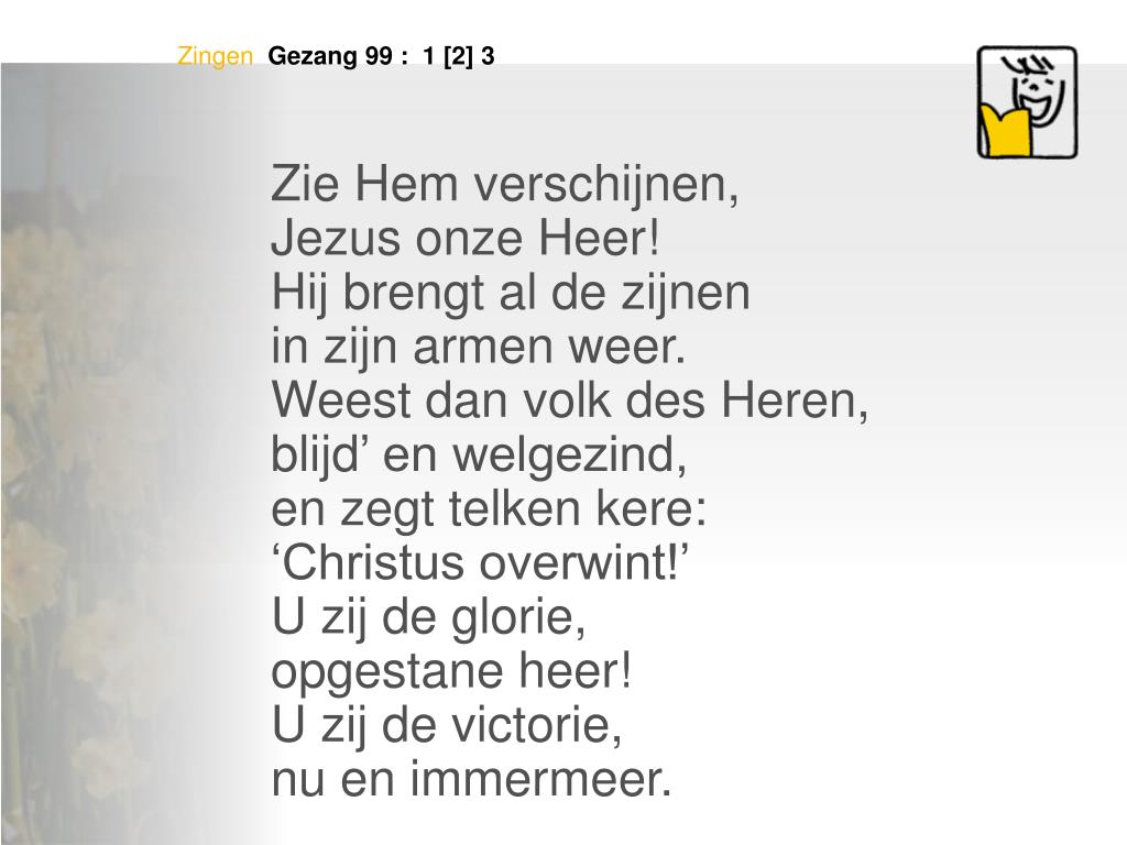 Tekst U Zij De Glorie PPT - Voorganger PowerPoint Presentation, free download - ID:4194560