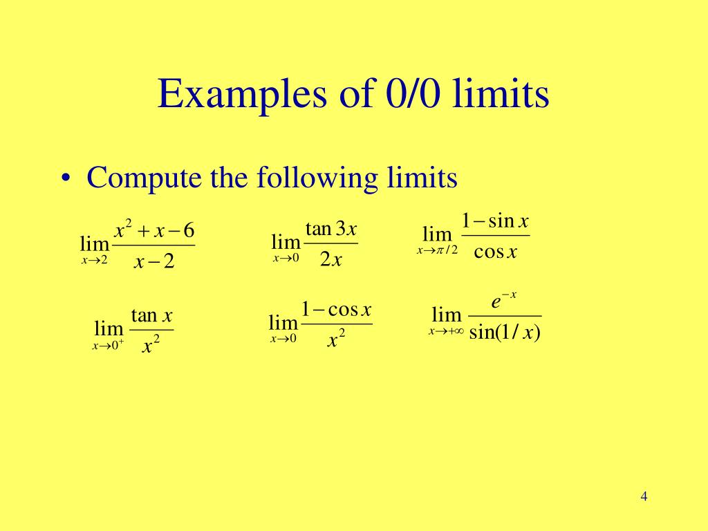 PPT L H pital s Rule PowerPoint Presentation Free Download ID 4195972