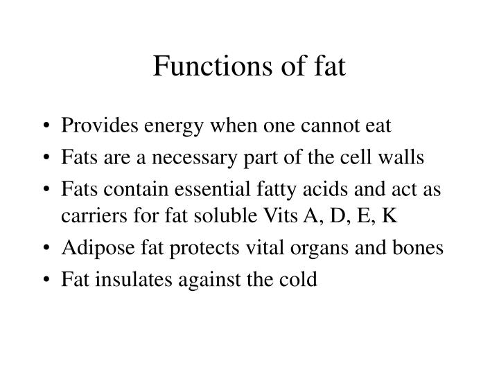 PPT - Nutrition Chapter 5 - FATS PowerPoint Presentation - ID:4196135