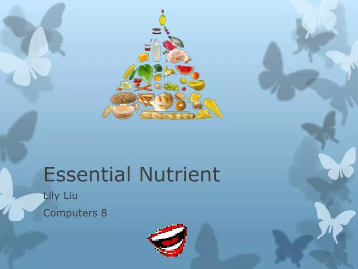 essential nutrient n.