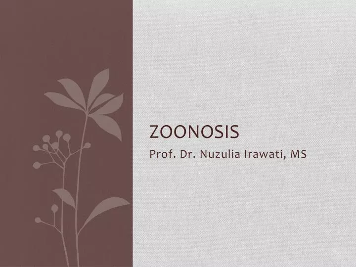 PPT - Zoonosis PowerPoint Presentation, free download - ID:4198280