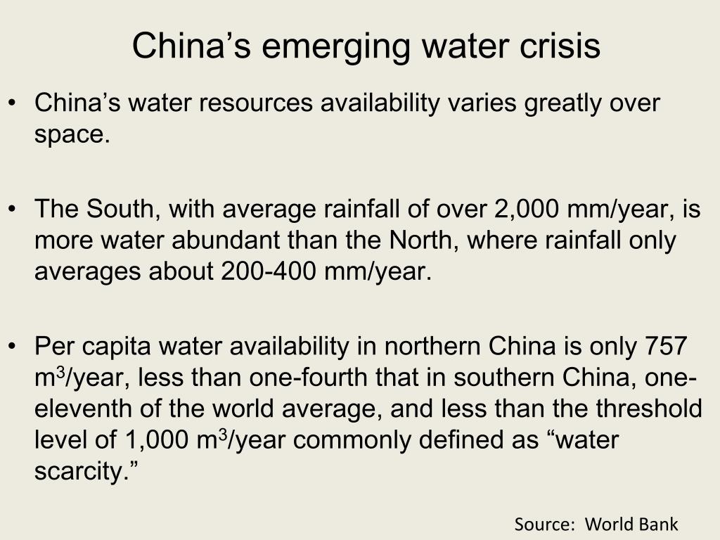 china water crisis essay