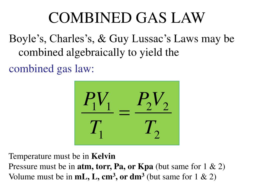 PPT Gas Laws PowerPoint Presentation, free download ID4199554