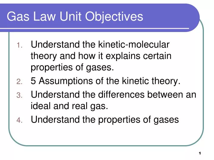 the five assumptions of the kinetic molecular theory of gases the five assumptions of the kinetic molecular theory of gases