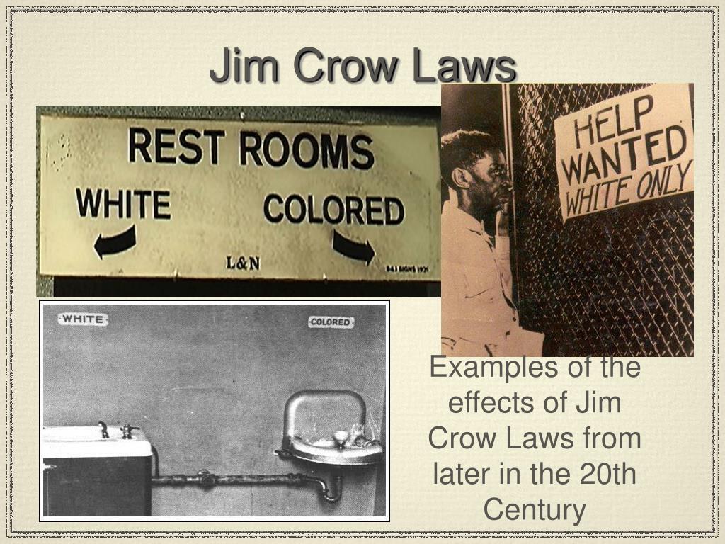 conclusion for jim crow laws essay