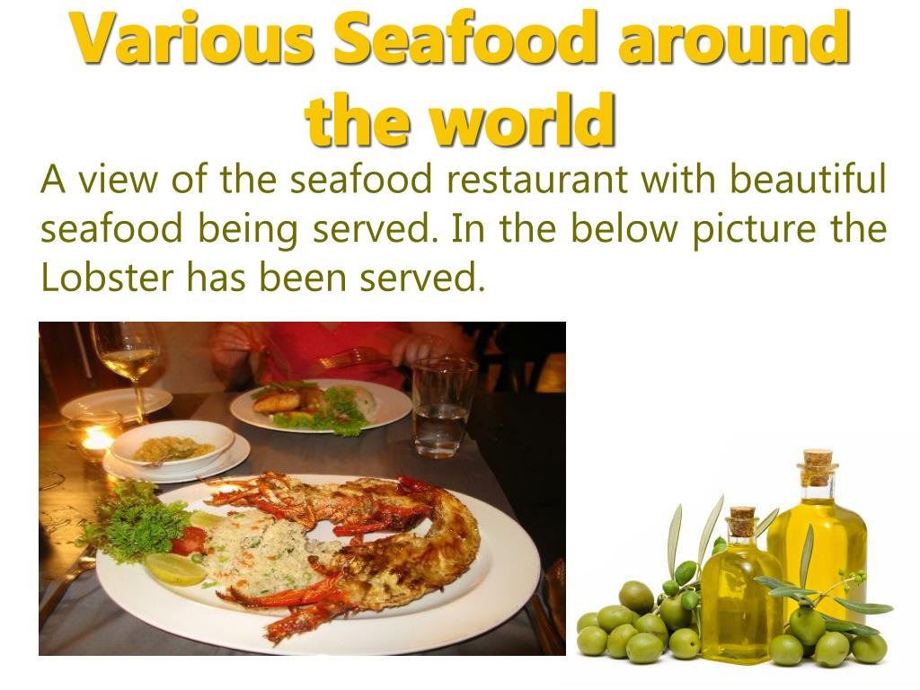 what does seafood mean