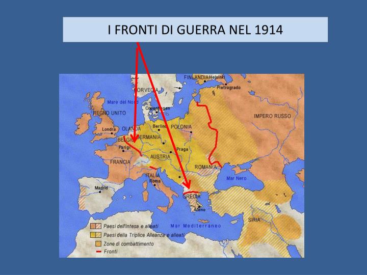 PPT - LL LA PRIMA GUERRA MONDIALE: I FATTI (1914-1915) PowerPoint ...
