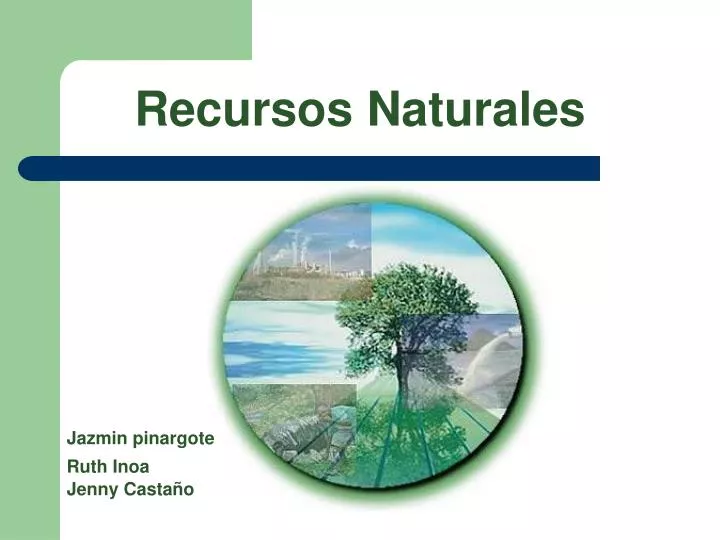 PPT - Recursos Naturales PowerPoint Presentation, free download - ID ...