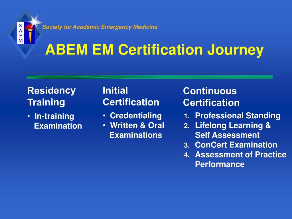 PPT ABEM CERTIFICATION PowerPoint Presentation, free download ID