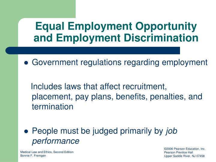 equal employment opportunity and employee rights review Equal employment opportunity and employee rights review paper klista odgers hrm/300 university of phoenix online october 29, 2012 dwight walker introduction in the face of rising technology, globalization, and productivity some workers find themselves at a disadvantage to their efforts to retain employment. equal employment opportunity and employee rights review Equal employment opportunity and employee rights review paper klista odgers hrm/300 university of phoenix online october 29, 2012 dwight walker introduction in the face of rising technology, globalization, and productivity some workers find themselves at a disadvantage to their efforts to retain employment.