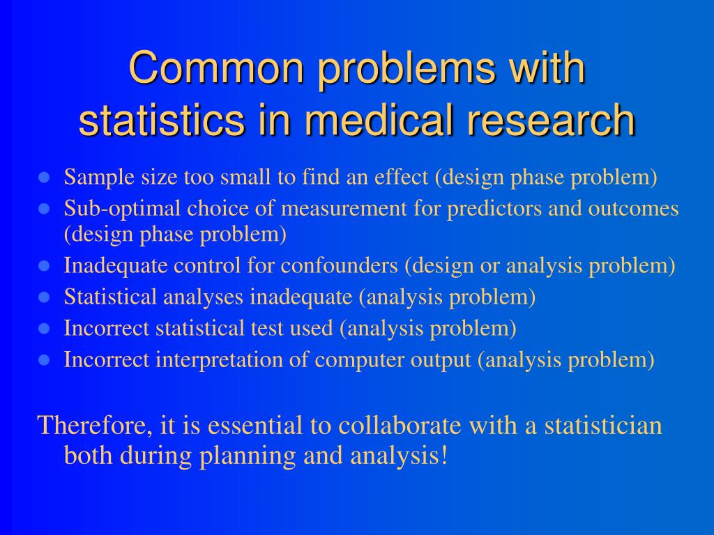 PPT - Statistics in Medical Research PowerPoint Presentation, free ...