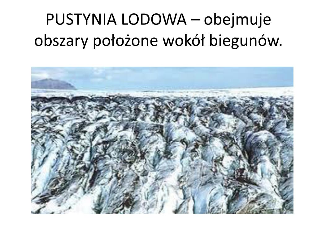 Bezleśny Obszar W Północnej Strefie Podbiegunowej Krzyżówka PPT - PREZENTACJA NA TEMAT PUSTYNIE LODOWE. PowerPoint Presentation
