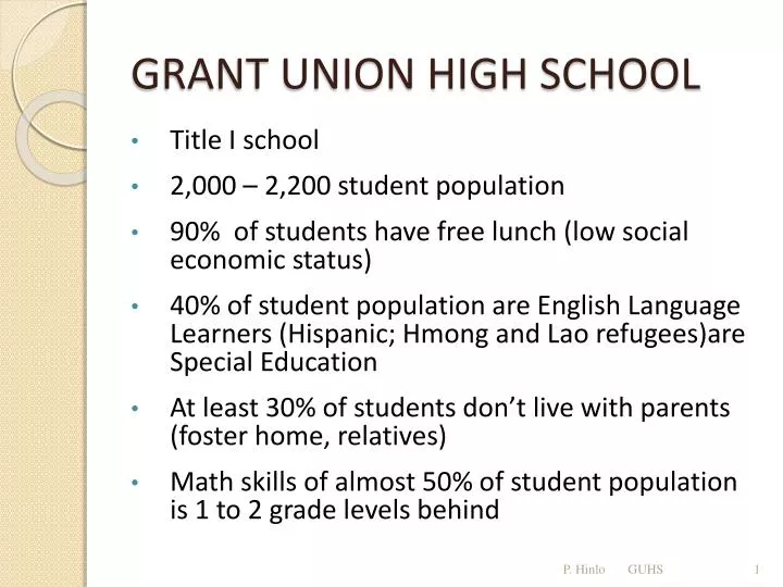 grant union high school n.