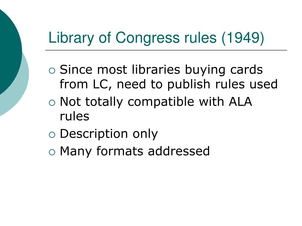 PPT Cataloging and Classification Plymouth State University LM 5020
