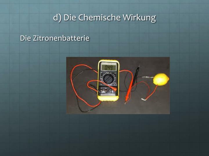 Chemische Wirkung Des Stroms PPT - II. Elektrischer Strom PowerPoint Presentation - ID:4210399