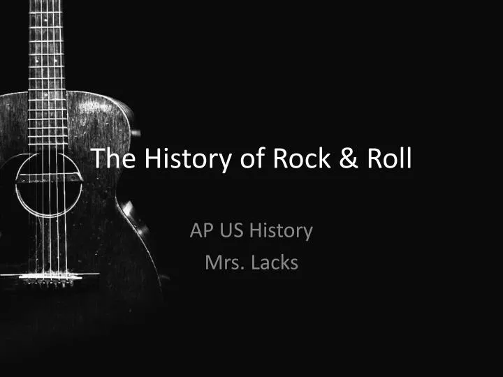the history of rock roll n.