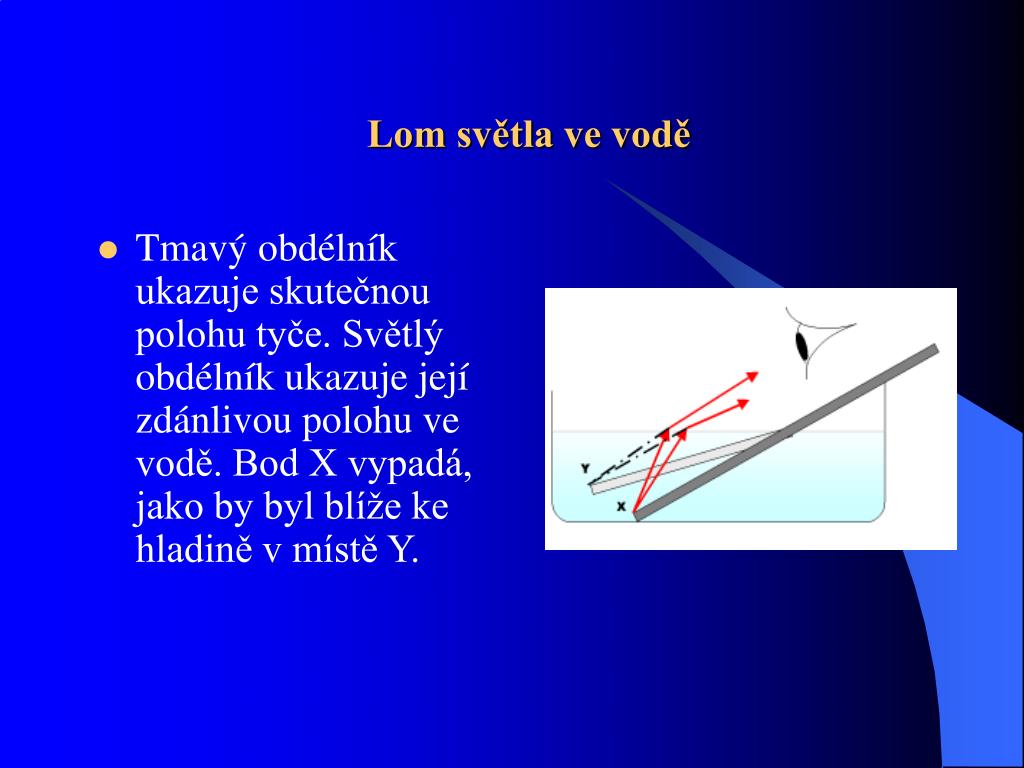 PPT - Lom světla PowerPoint Presentation, free download - ID:4211104