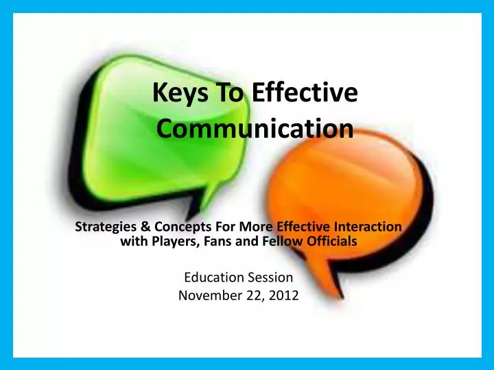 Ppt Keys To Effective Communication Powerpoint Presentation Free