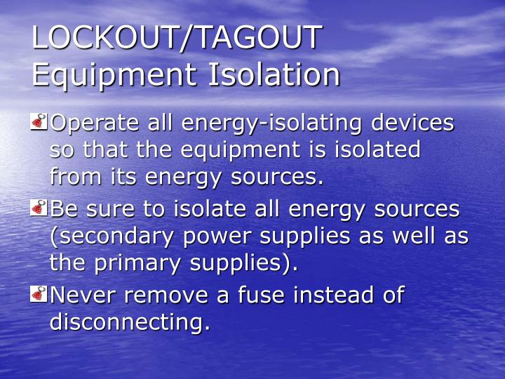 PPT - Lockout/Tagout Standard PowerPoint Presentation - ID:4212389