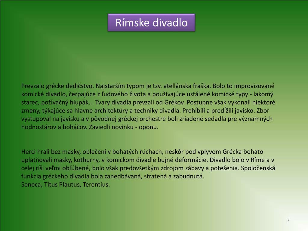 PPT - Dejiny Divadla PowerPoint Presentation, free download - ID:4213237
