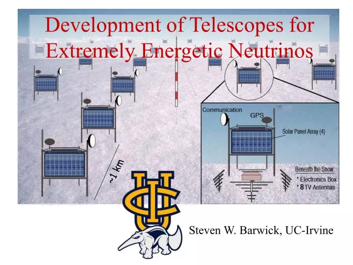 development of telescopes for extremely energetic neutrinos n.