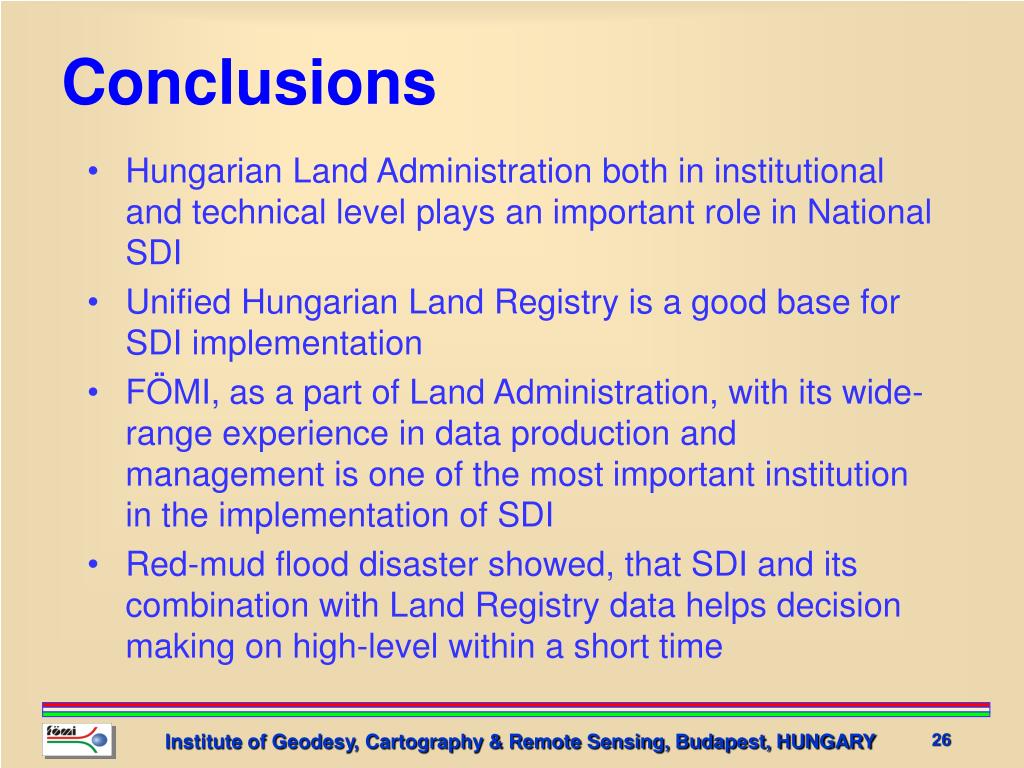 PPT - Land Administration & SDI in Hungary PowerPoint Presentation -  ID:4215052