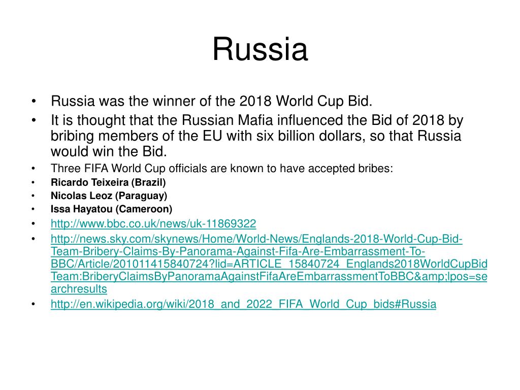 PPT World Cup Bid 2018 & 2022 PowerPoint Presentation, free download ID4215588