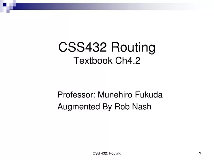 css432 routing textbook ch4 2 n.