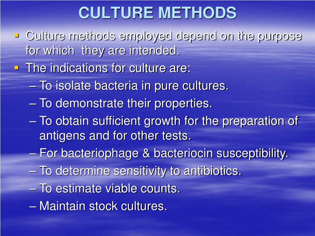 PPT CULTURE MEDIA & CULTURE METHODS PowerPoint Presentation, free