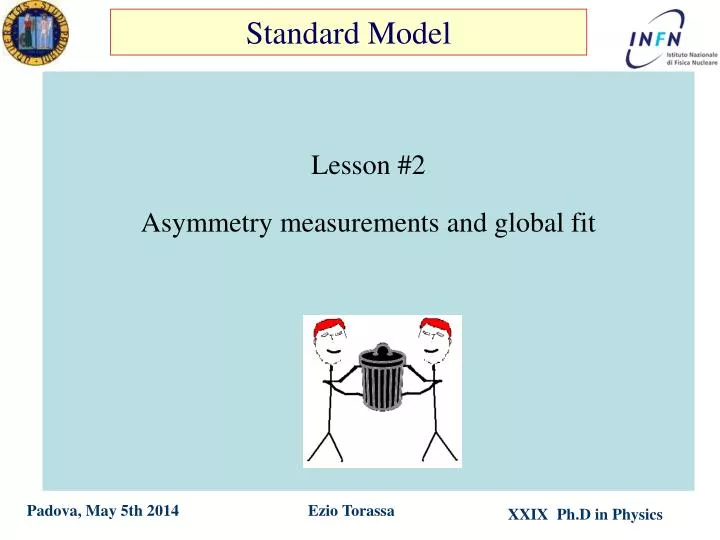 Ppt Lesson 2 Asymmetry Measurements And Global Fit Powerpoint Presentation Id 4216825