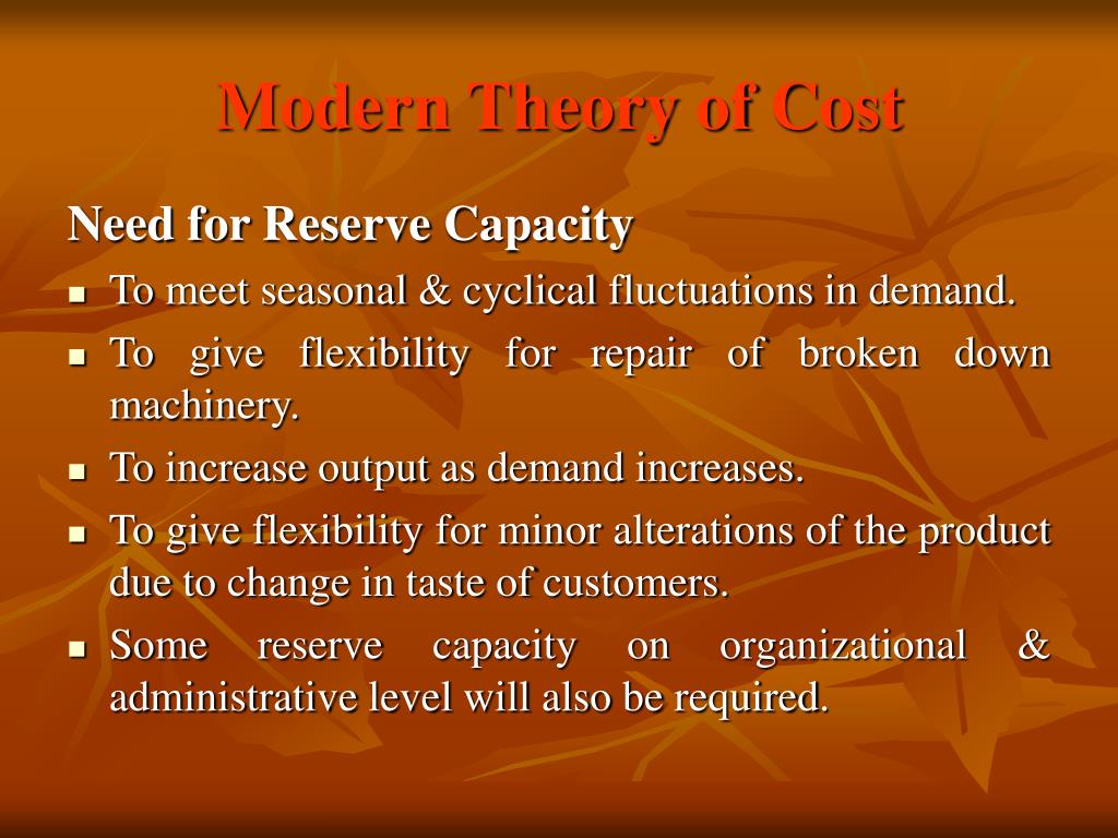 PPT Theory of Cost PowerPoint Presentation, free download ID4217040