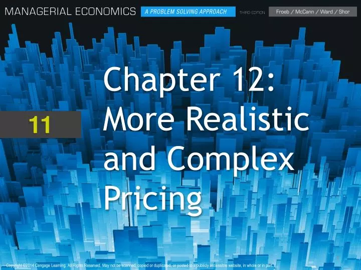Perfect Complex Chapter 2 PPT - Chapter 12: More Realistic and Complex Pricing PowerPoint