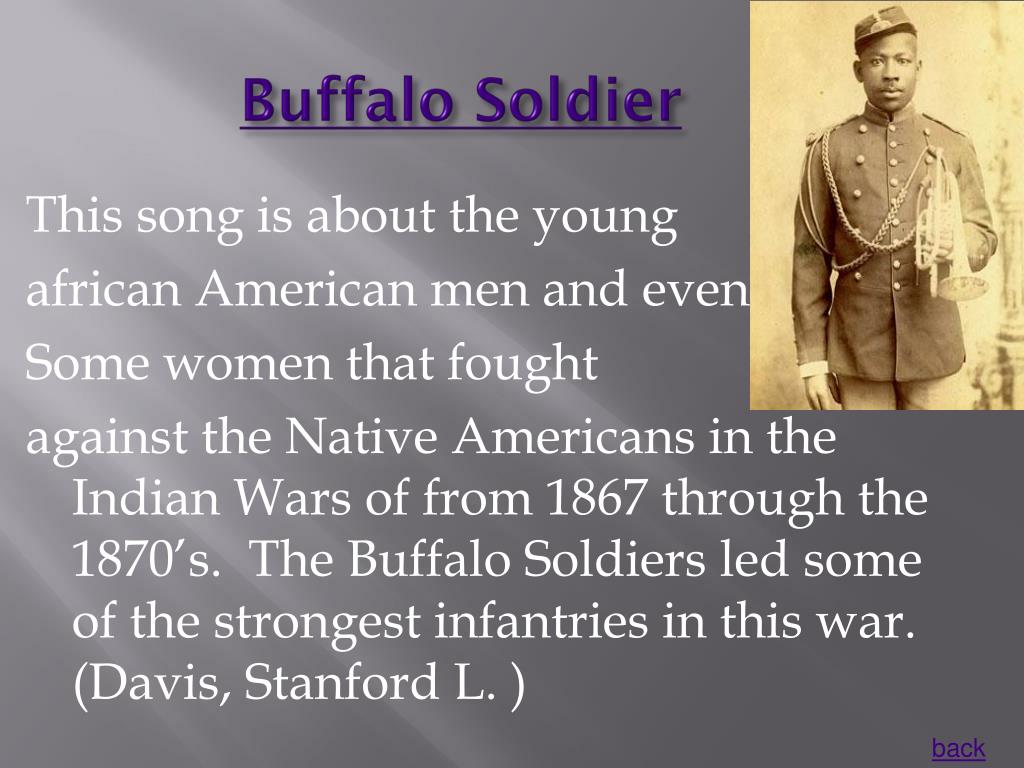 PPT - Buffalo Soldier Bob Marley PowerPoint Presentation, free download -  ID:4218040