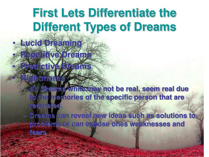 an analysis of the different types of dreams Here are 50 dream quotes to help define and dismantle the curious world of dreams and their unconscious meaning. an analysis of the different types of dreams Here are 50 dream quotes to help define and dismantle the curious world of dreams and their unconscious meaning.
